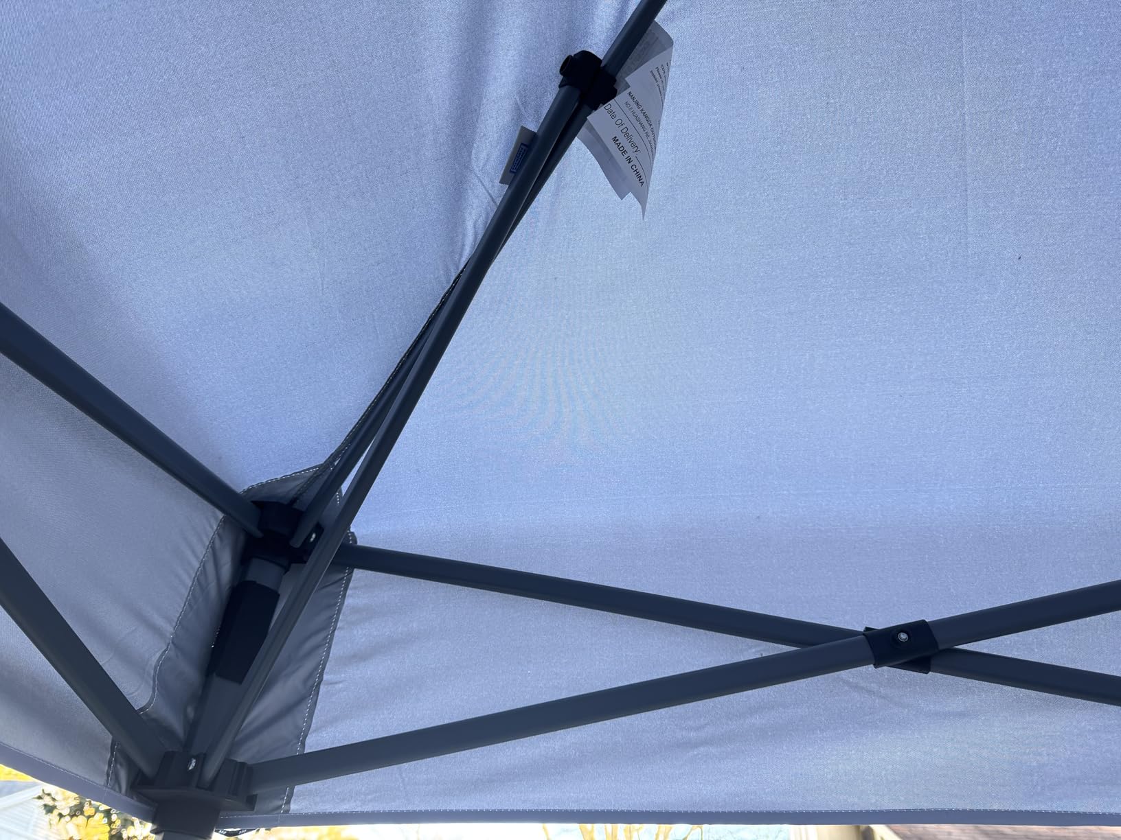 PHI VILLA 10x10 Pop Up Canopy Tent - One Push Setup, Instant Shade Tent with Vented Roof for Beach & Events - Includes Storage Bag, Sandbags, Stakes & Ropes (White) customer photo 2
