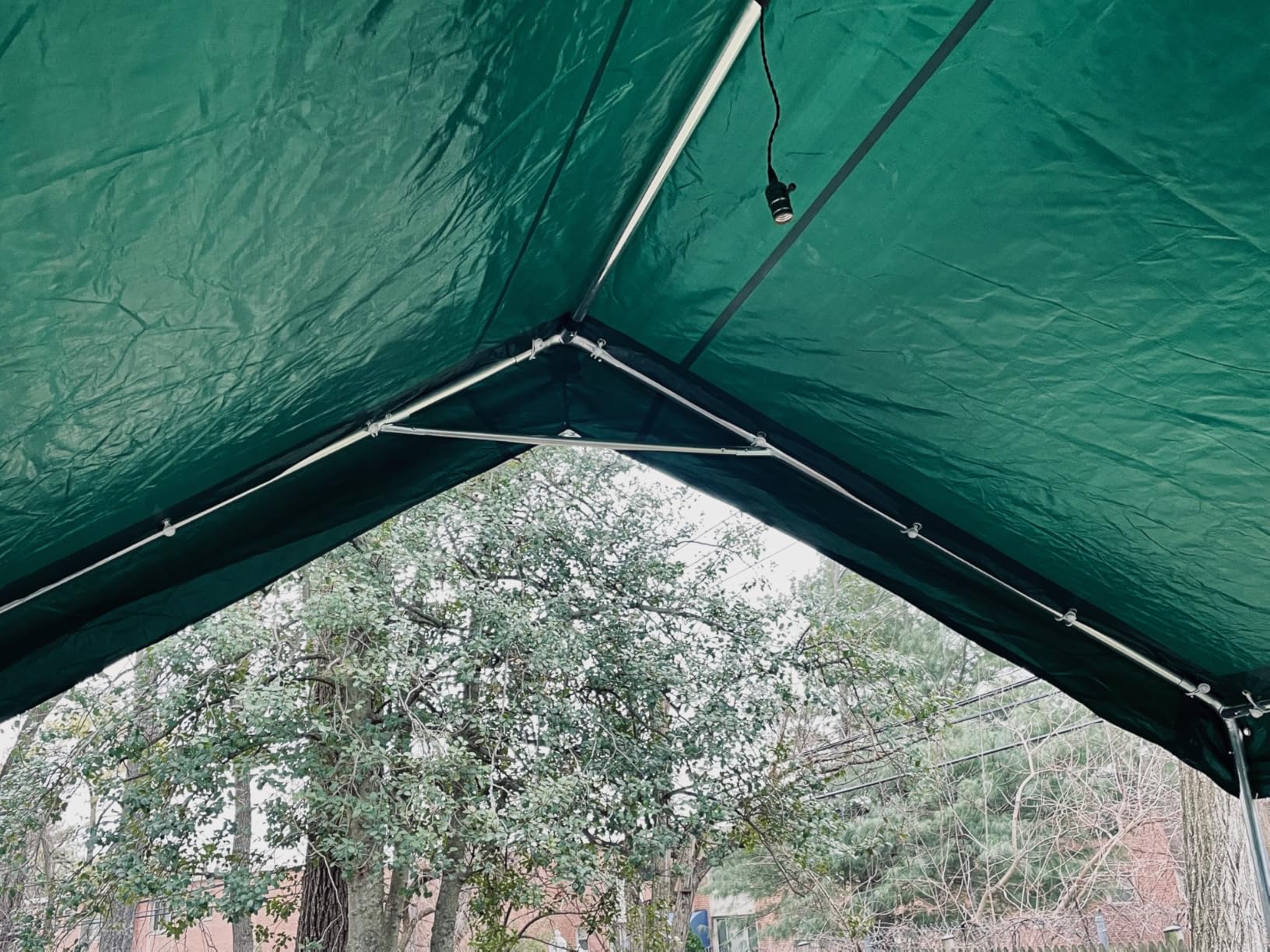 ADVANCE OUTDOOR 10x20 ft Heavy Duty Carport Potable Car Canopy Garage Party Tent Boat Shelter, Adjustable Height from 9.5 ft to 11 ft - Gray customer photo 1