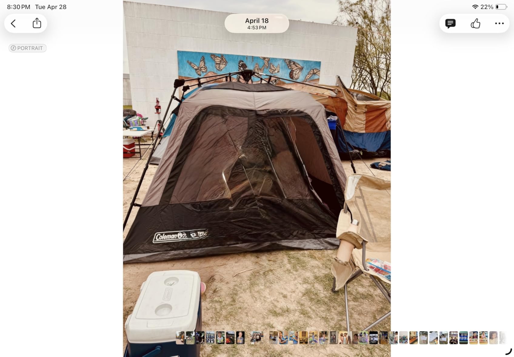 Coleman Instant Camping Tent, 6 Person with 1-Minute Setup customer photo 2