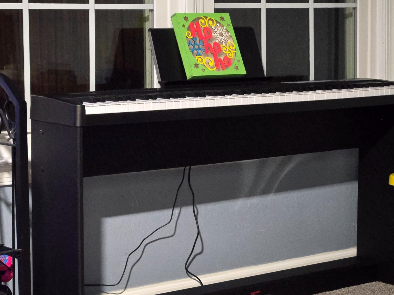 Donner DEP-08 Digital Piano Keyboard Velocity-Sensitive 88 Keys with Removable Piano Stand, Compact Beginner Home Electric Piano with Split Mode, LED Digital Tube for Display, and Triple Pedal DEP-08 customer photo 2