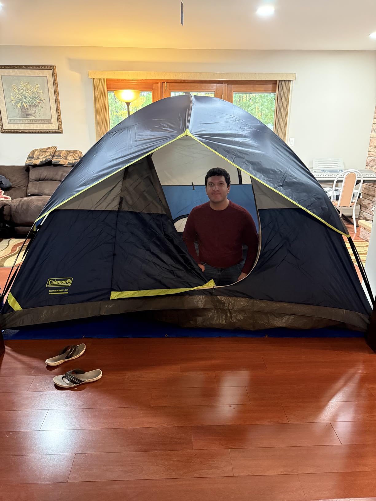 Coleman Sundome Camping Tent with Rainfly, 4 Person Tent Sets Up in 10 Mins, Weatherproof Shelter customer photo 1