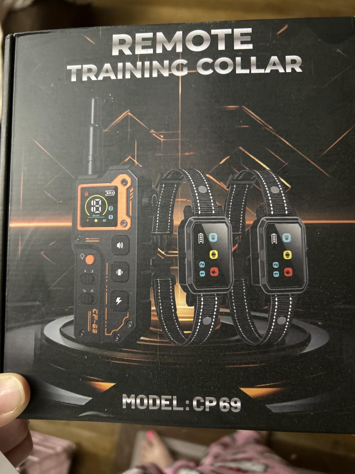 AI Dog Shock Collar 2 Dogs (10-120Lbs) - 3300FT Dog Training Collar with Remote, IPX7 Waterproof Collar with Beep, Vibration, Safe Shock for Large Medium Small Dogs, Keypad Lock and Flashing Light customer photo 2