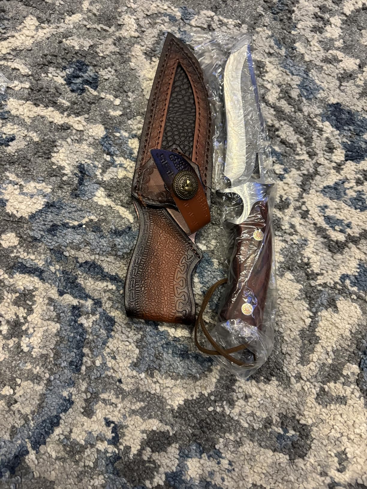 Dragon Creek Tactical Knife Kydex - Outdoor Survival Knife with Sheath D2 Steel Blade G10 Full Tang Handle for Camping Hiking customer photo 1