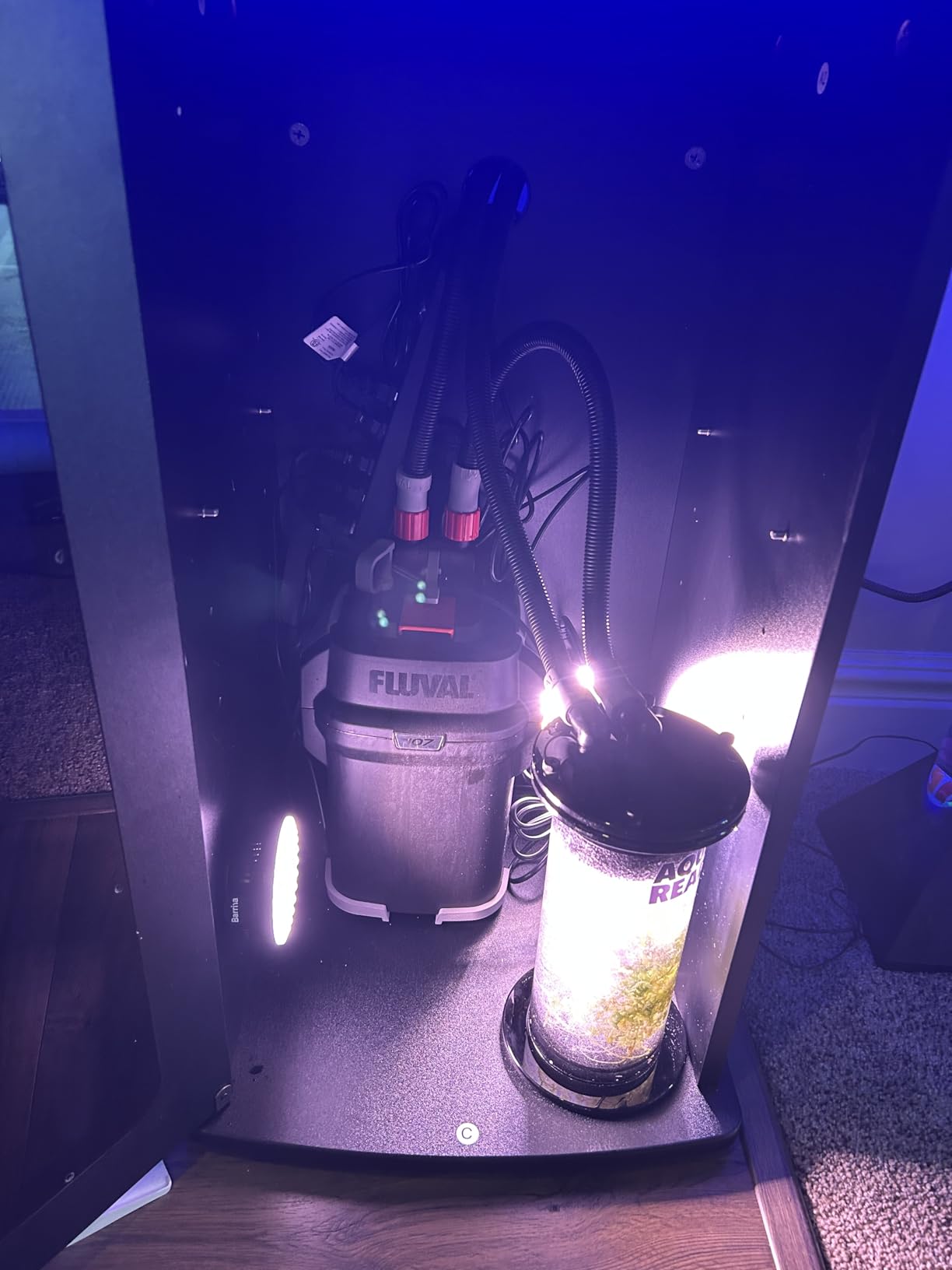 AquaReady Fluidized Up Flow Media Reactor FR-1E Freshwater and Saltwater Aquarium Reactor Filtration, Great for Carbon, GFO, Biopellets, and More customer photo 1