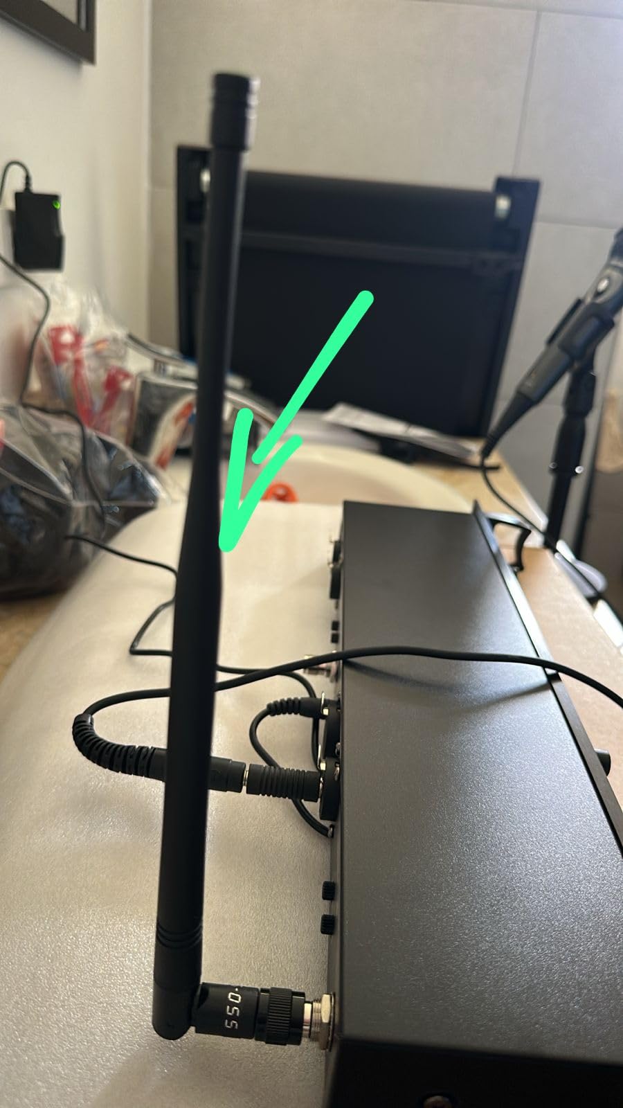Wireless in Ear Monitor System, 2 Channel 4 Bodypacks Pro Mono IEM System for Musicians, Metal Rack Mount Monitor w/ 2x40 UHF Frequencies, 330ft Range for Band, Stage or Studio (IME-4000) customer photo 1