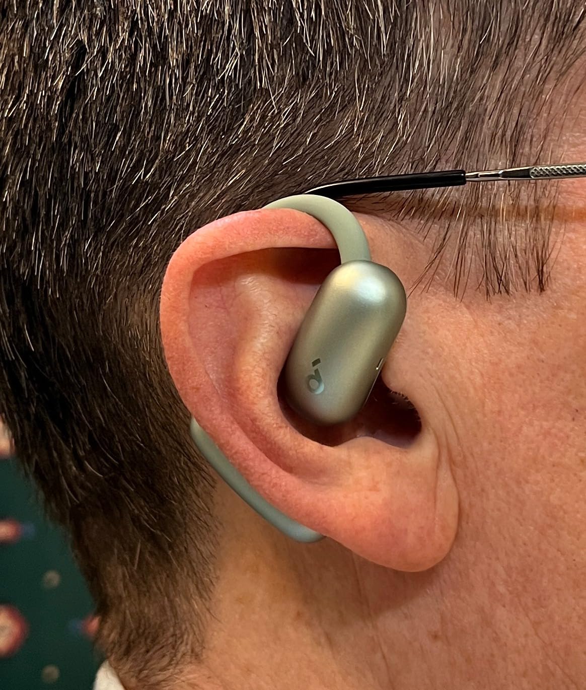 Soundcore AeroFit 2 by Anker, Open-Ear Headphones, Real-Time Translation Earbuds, 4 Adjustable Positions for Every Ear Size, 2x Richer Bass, Hi-Res, 42H Playtime, IP55, AI Clear Calls, Wireless Charging customer photo 2