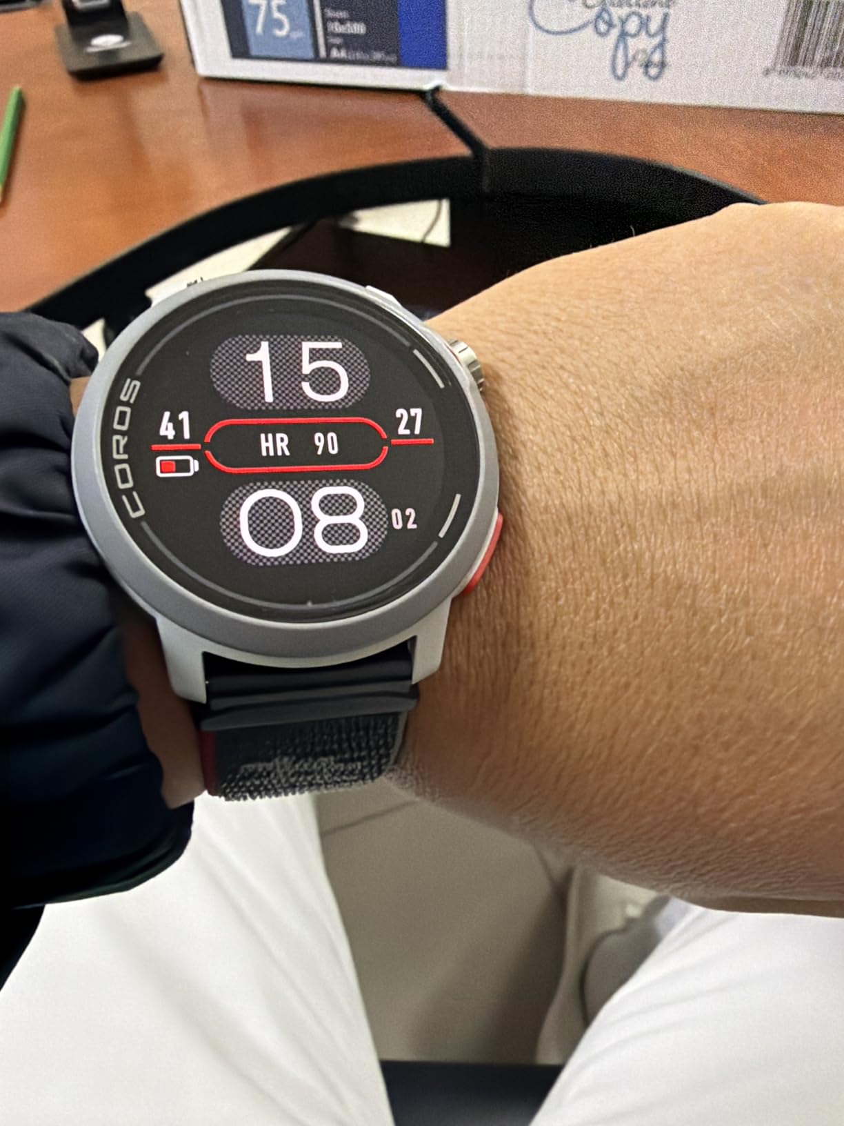 COROS PACE Pro GPS Sport Watch, 1.3-inch AMOLED Touchscreen, Fastest in Class Processor Running Watch, 20 Days Battery Life, Navigation with Global Offline Maps, Sleep Tracking, Black customer photo 2