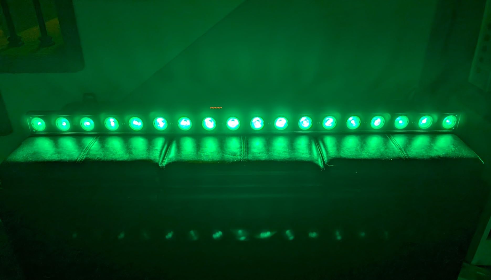 LED Stage Wash Light Bar - 120W 18 4IN1 RGBW Individually Controlled LED - 114 Chase Programs & 15 Static Colors - DMX Sound Active Uplight for Events DJ Church Wedding Parties Live Show customer photo 1