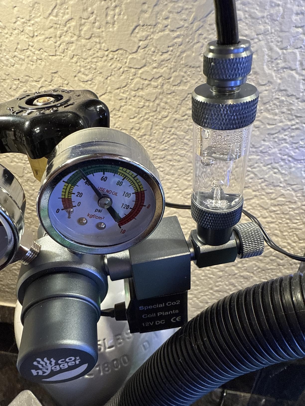 Aquarium CO2 Regulator, Dual Gauge Accurate Display, with 12V DC Solenoid Valve, Bubble Counter and Check Valve, for Establishing CO2 System in Aquatic Plant Tank customer photo 1
