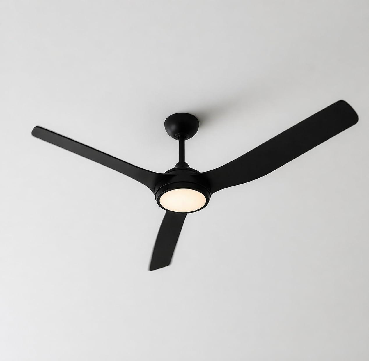 Depuley 52-Inch Ceiling Fan with Light: Black 3 Blade Outdoor Fans for Patios - Dimmable Indoor Fan with Remote Control Living Room Fandelier Ceiling Fans Ultra Quiet DC Motor Reversible 6 Speed Timer customer photo 1