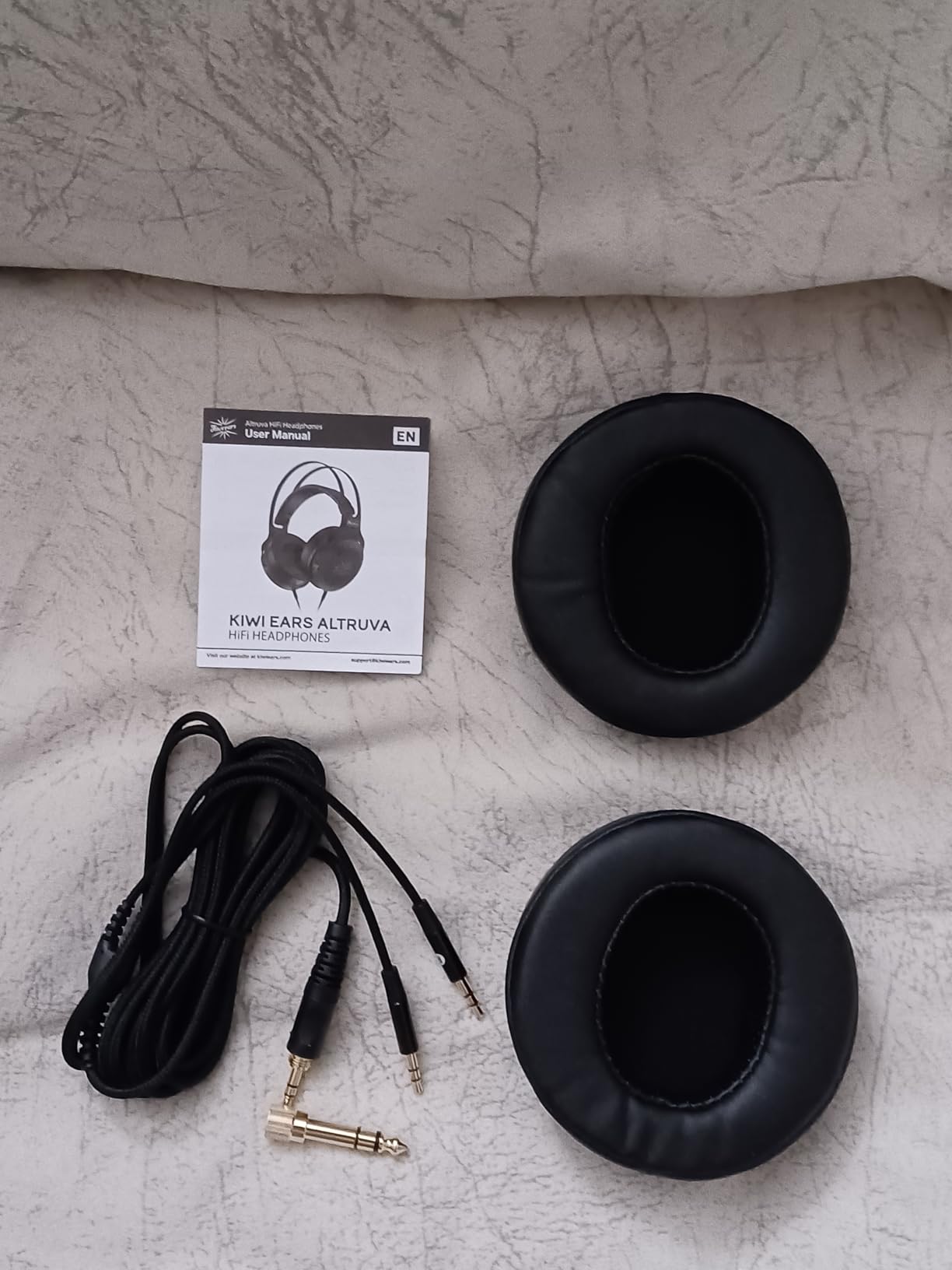 Linsoul Kiwi Ears Altruva Over Ear Headphone, Hi-Fi 50mm Dynamic Driver Monitoring Headphones, Open-Back Stereo Headphones customer photo 2