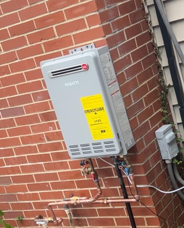 FOGATTI Natural Gas Tankless Water Heater Indoor - Max 7.5 GPM 170,000 BTU customer photo 1