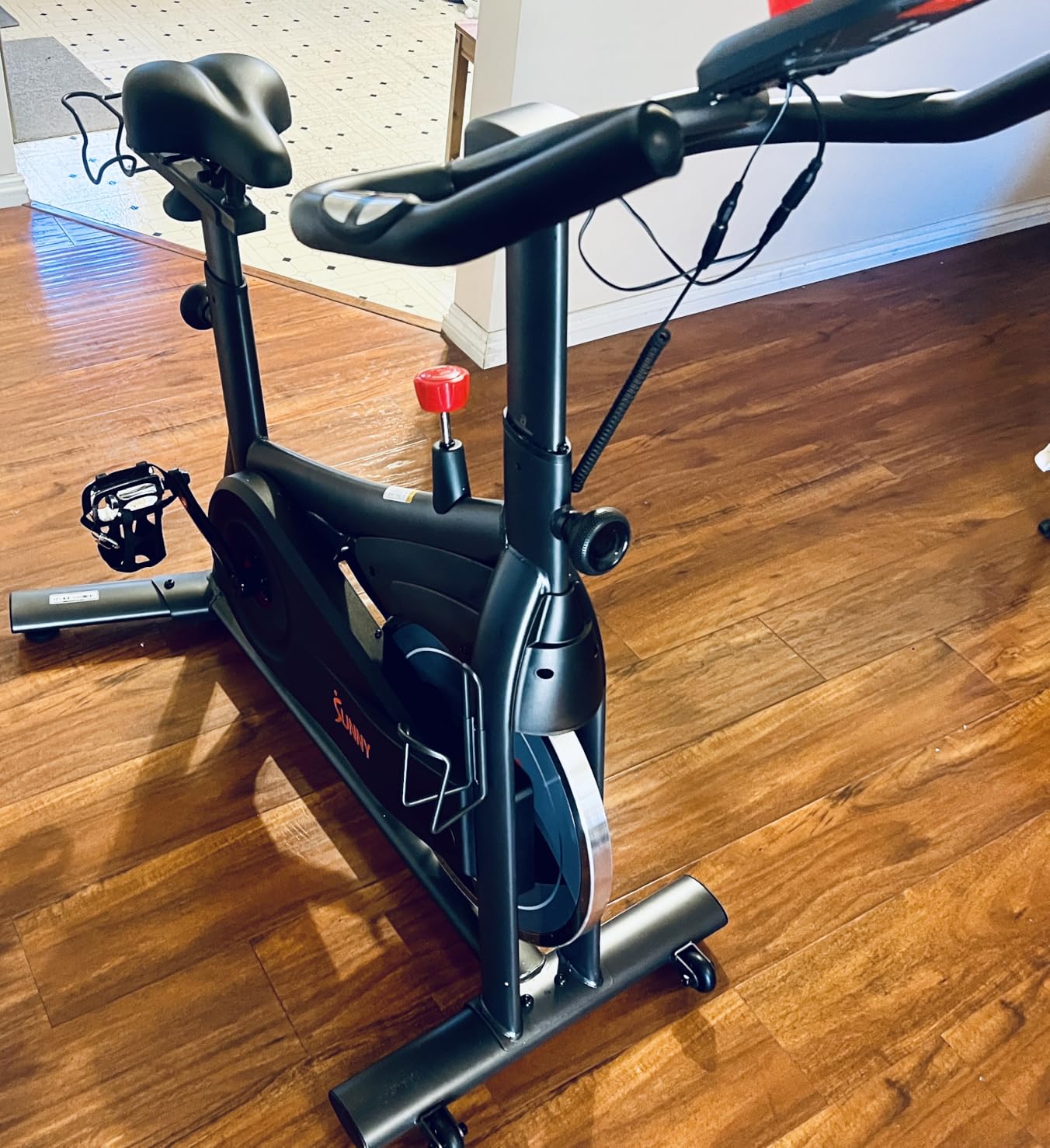Air Bike - Heavy-Duty Full-Body Exercise Bike with Performance Monitor, Adjustable Seat, Foot Pegs & Quiet Belt Drive customer photo 1
