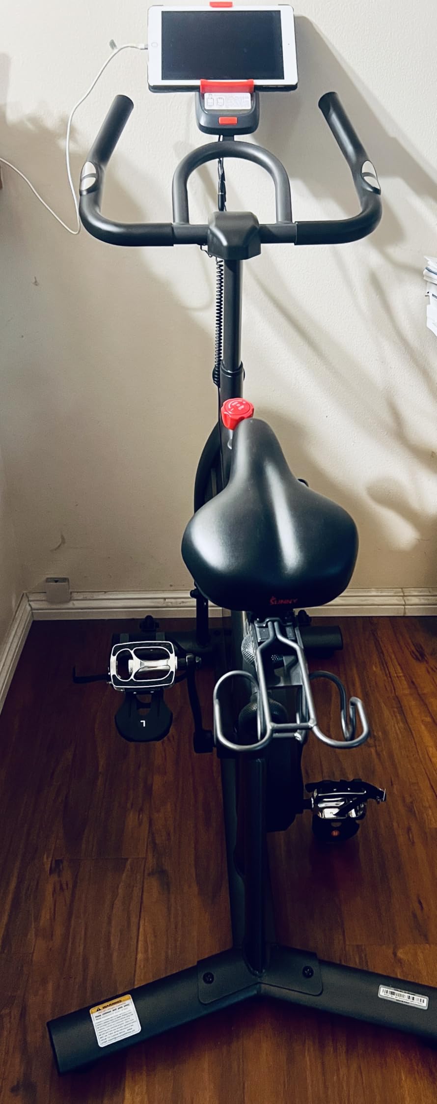 Air Bike - Heavy-Duty Full-Body Exercise Bike with Performance Monitor, Adjustable Seat, Foot Pegs & Quiet Belt Drive customer photo 2