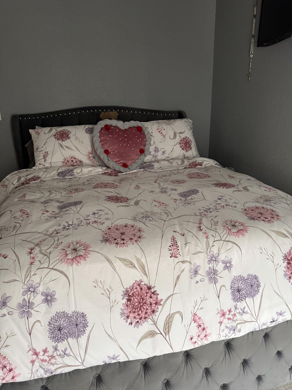 Pacific Coast Goose Feather Down Fiber Comforters King Size, Extra Fluffy White Duvet Insert, Ultra-Soft, Breathable, All Season Hotel Luxury Bedding Comforters customer photo 2