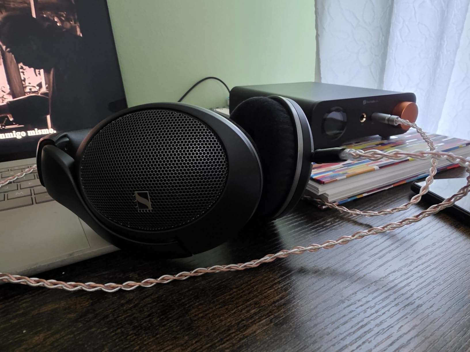 HD 550 Open-Back Audiophile Headphones - Lightweight Design, Best-in-Class Sound with Enhanced Bass and Treble, Gaming & Remote Work Ready, Compatible with 3.5mm and 6.35mm Audio Jacks customer photo 2