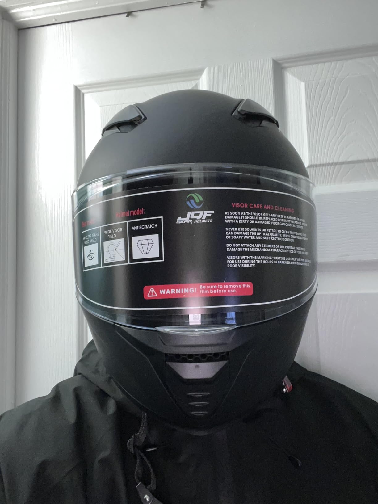 Full Face Motorcycle Helmet WS-607 DOT Approved Motorbike Racing Street Bike Helmets for Adults with Visor customer photo 1