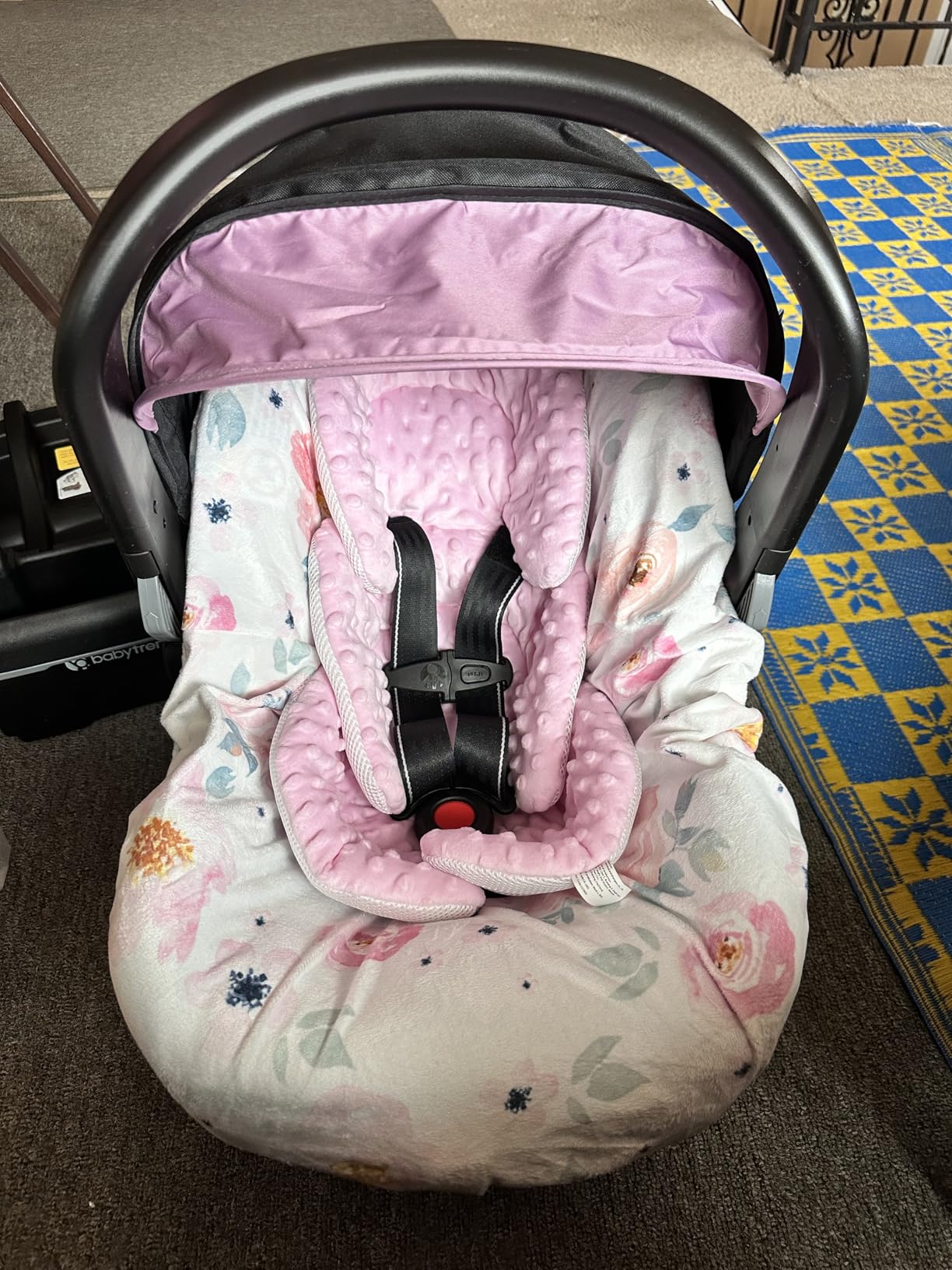 Baby Trend EZ-Lift PRO Infant Car Seat, Dash Tan - Lightweight Premium Carry, Plush Infant Cushioning customer photo 2