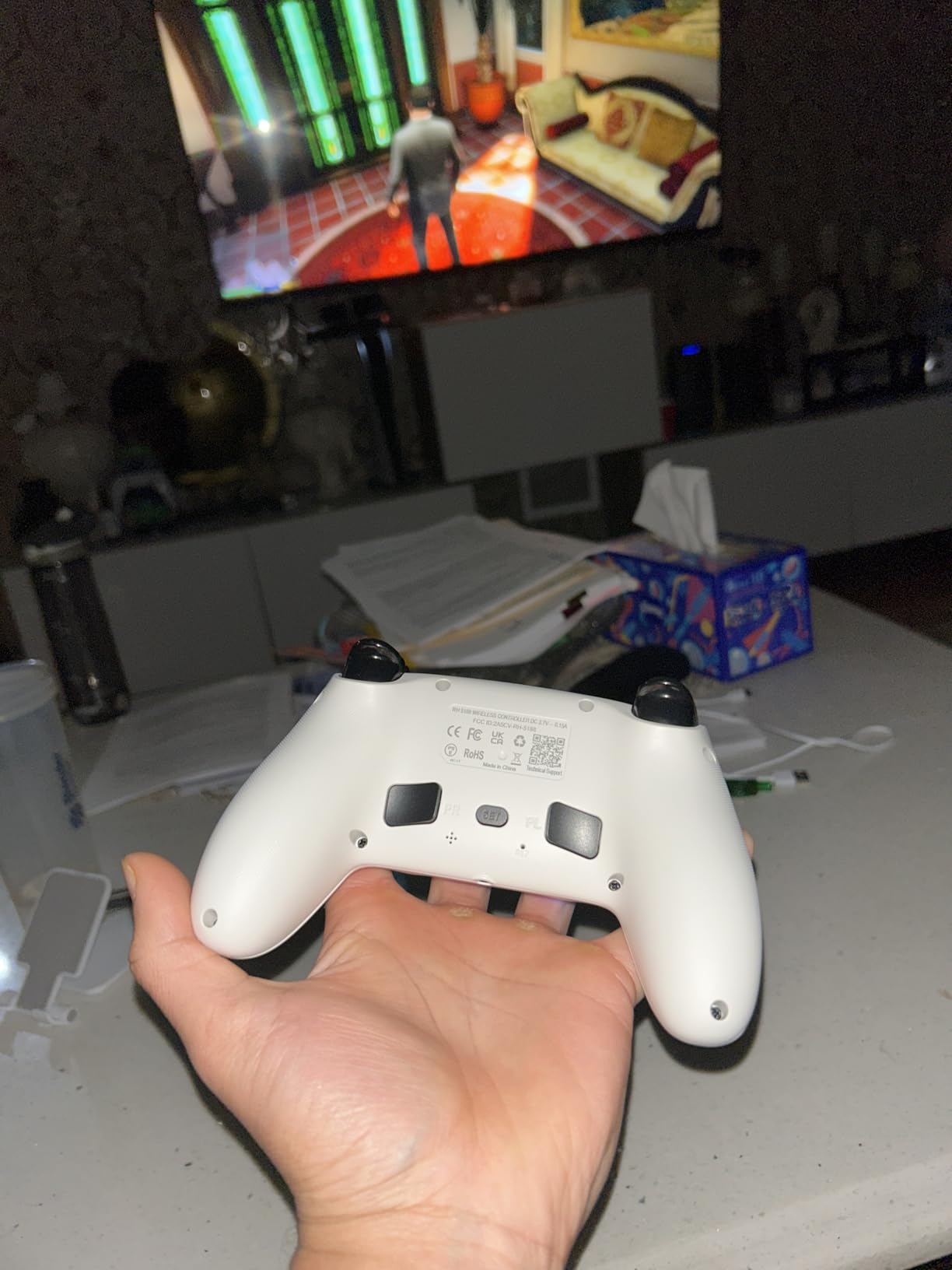 Gamrombo LED Wireless Controller for PS5 with Hall Effect Joysticks customer photo 2