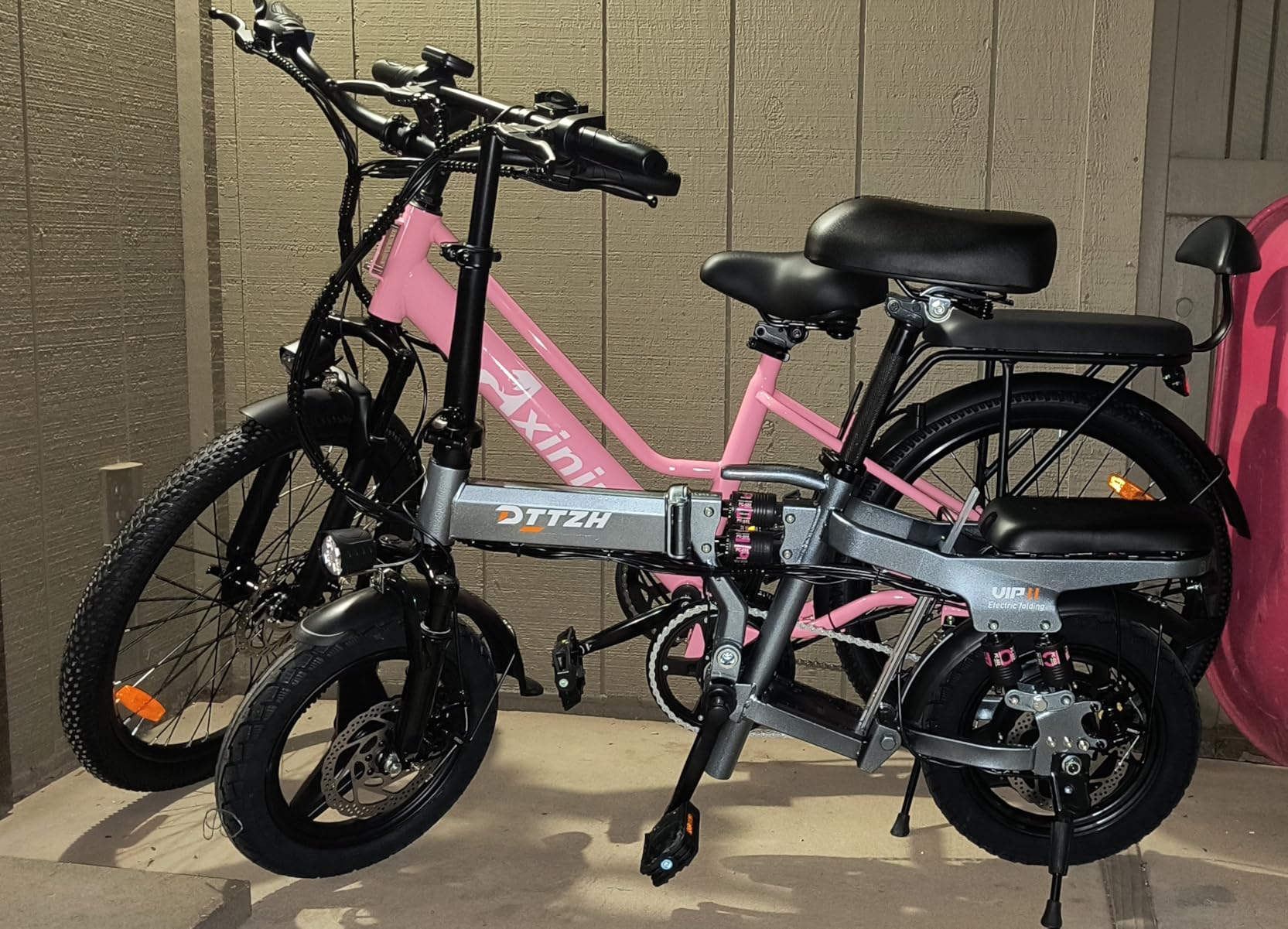 DTTZH Foldable Ebike with Keyless Ignore, 1000/2000W, 40/28MPH, 52V 25Ah/48V 15Ah, Max 60-80 Miles Range Folding Electric Bike, 14