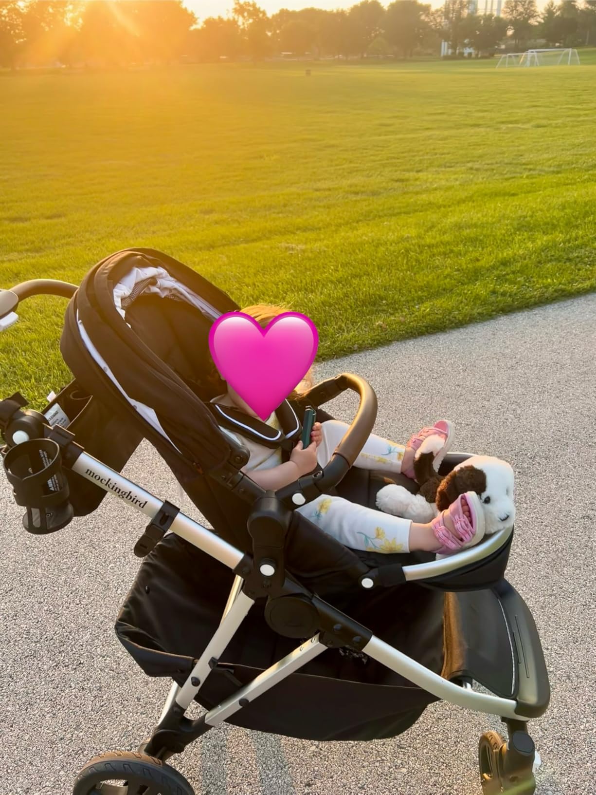 Mockingbird Single-to-Double Stroller 3.0 - Convertible Full Size Baby Stroller for 1, 2, or 3 Kids with 44 Possible configurations, Travel System Compatible - Black Windowpane customer photo 2