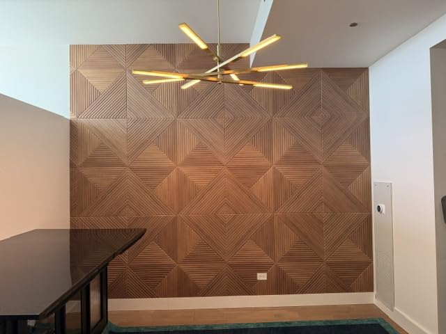 Soon Global Acoustical Wall Panels, 6-Piece 23.62 X 23.62 Inches Art Acoustic Panels, Decorative Acoustic Panels, Acoustic Wall Panels, Sound Absorbing Wall Art, Arcadian Vortex customer photo 2