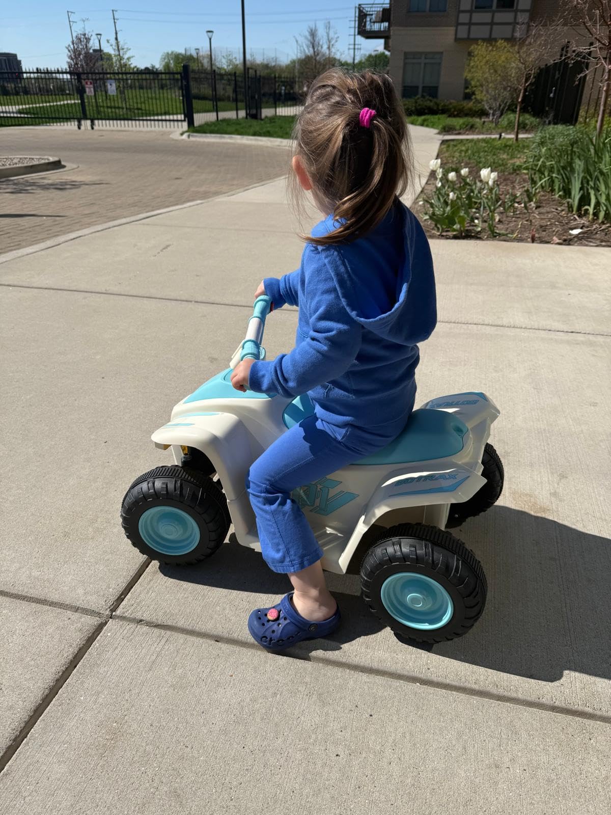 Gotrax RT1 Ride on Toys for Toddlers 1.5-4, Safe 12V Lead-acid Battery up to 80 Minutes, Forward/Reverse 2 Gears, Max 1.5MPH Speed and 8 Big Tire, Electric Vehicle ATV Car Best Gift for Age1.5-4 Boy Girl customer photo 2