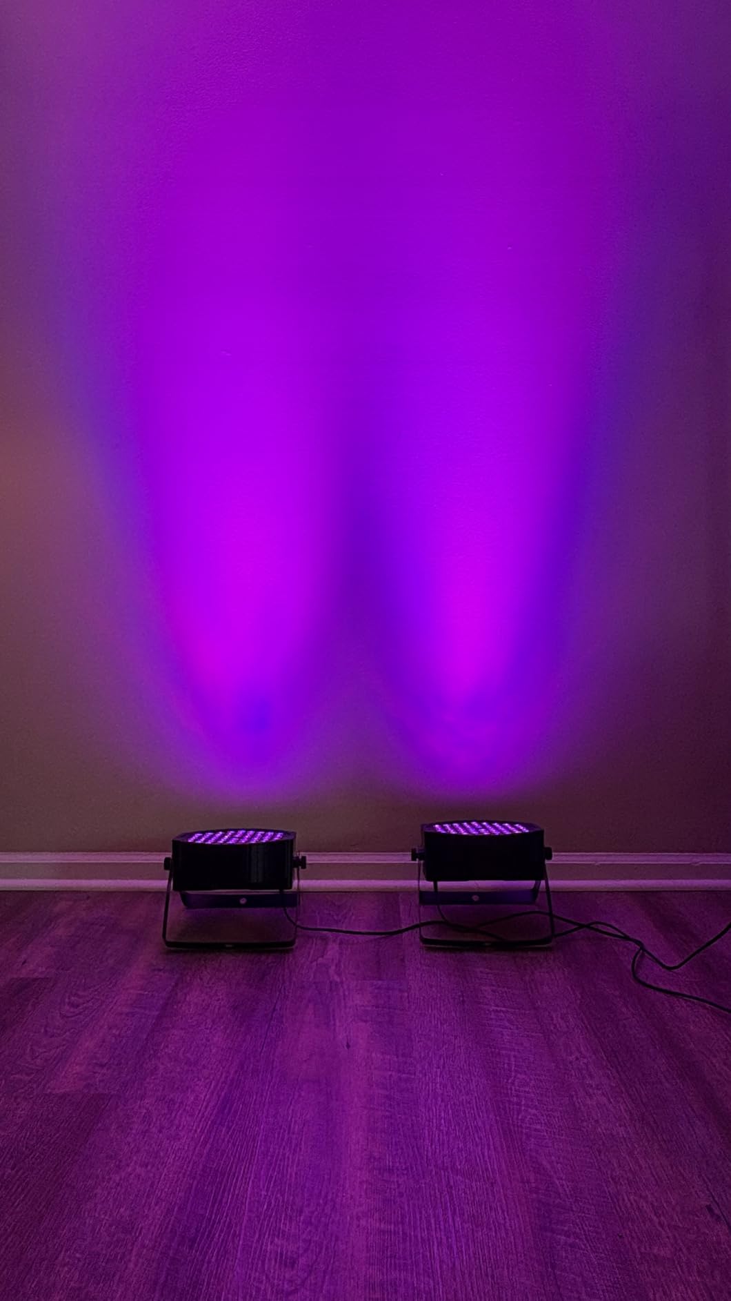 90W RGB LED Par Lights: 60 LEDs Dimmable Stage Lighting - Remote & DMX Control - Sound Activated Uplights for Events DJ Wedding Party Church Band Holiday Performance - 2Pack customer photo 1