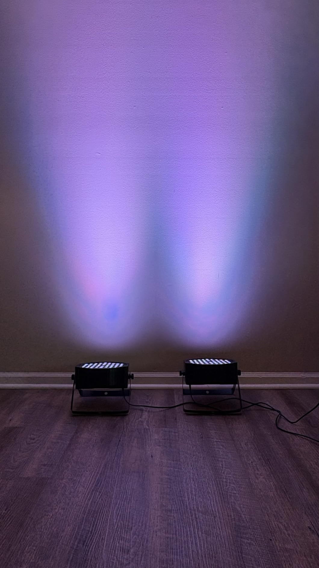 90W RGB LED Par Lights: 60 LEDs Dimmable Stage Lighting - Remote & DMX Control - Sound Activated Uplights for Events DJ Wedding Party Church Band Holiday Performance - 2Pack customer photo 2