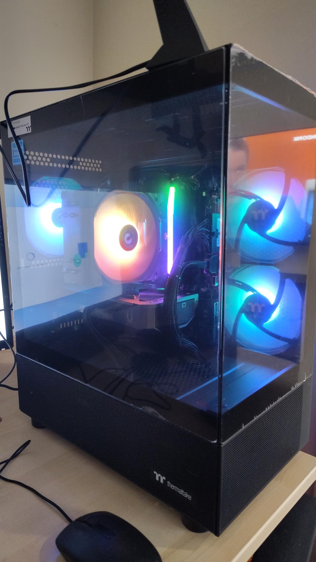 Thermaltake LCGS View i1460-170 Gaming Desktop (Intel Core i5-14400F, ToughRam 16GB DDR5 6000MT/s RGB Memory, NVIDIA GeForce RTX 5060, 1TB NVMe M.2, WiFi, Windows 11) customer photo 2