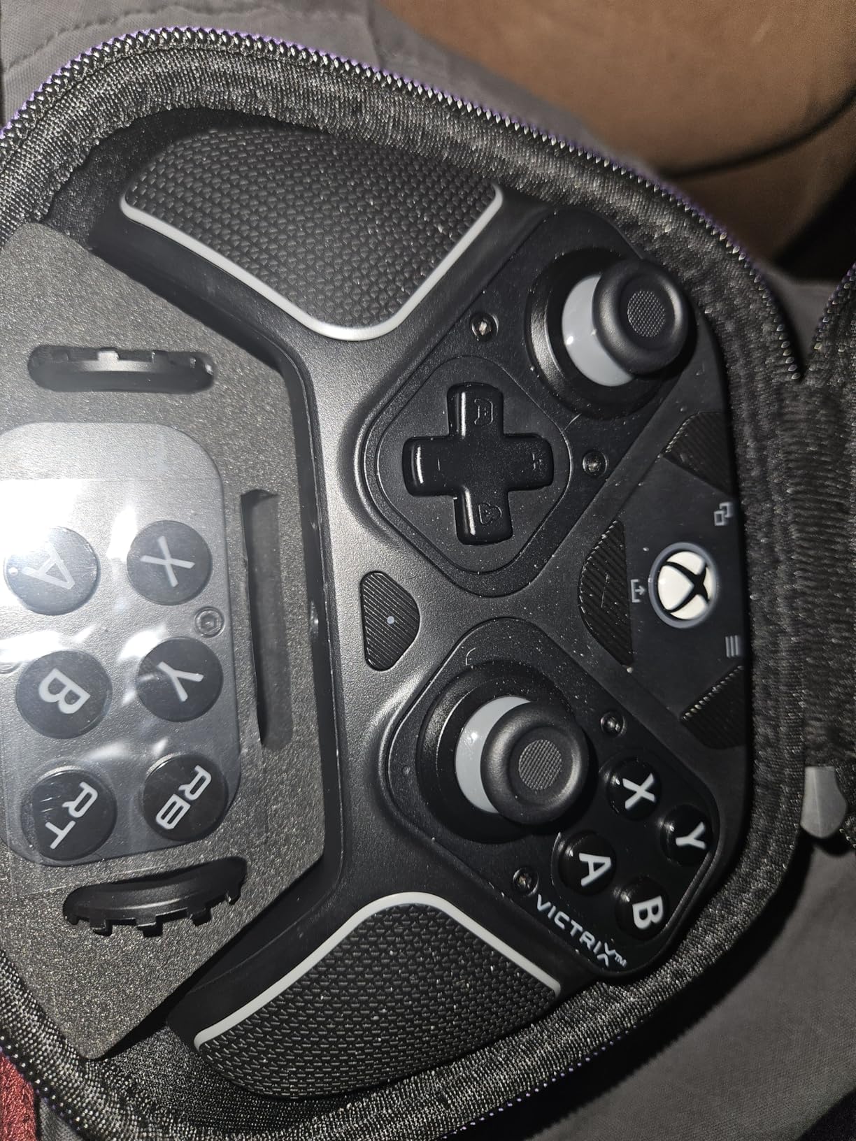 Turtle Beach Victrix Pro BFG Reloaded Wireless Gaming Controller Licensed for Xbox Series X|S, Xbox One, PC Gamepad, Bluetooth, Fightpad, Hall-Effect Thumbsticks/Triggers, Customizable Controls, Black customer photo 1