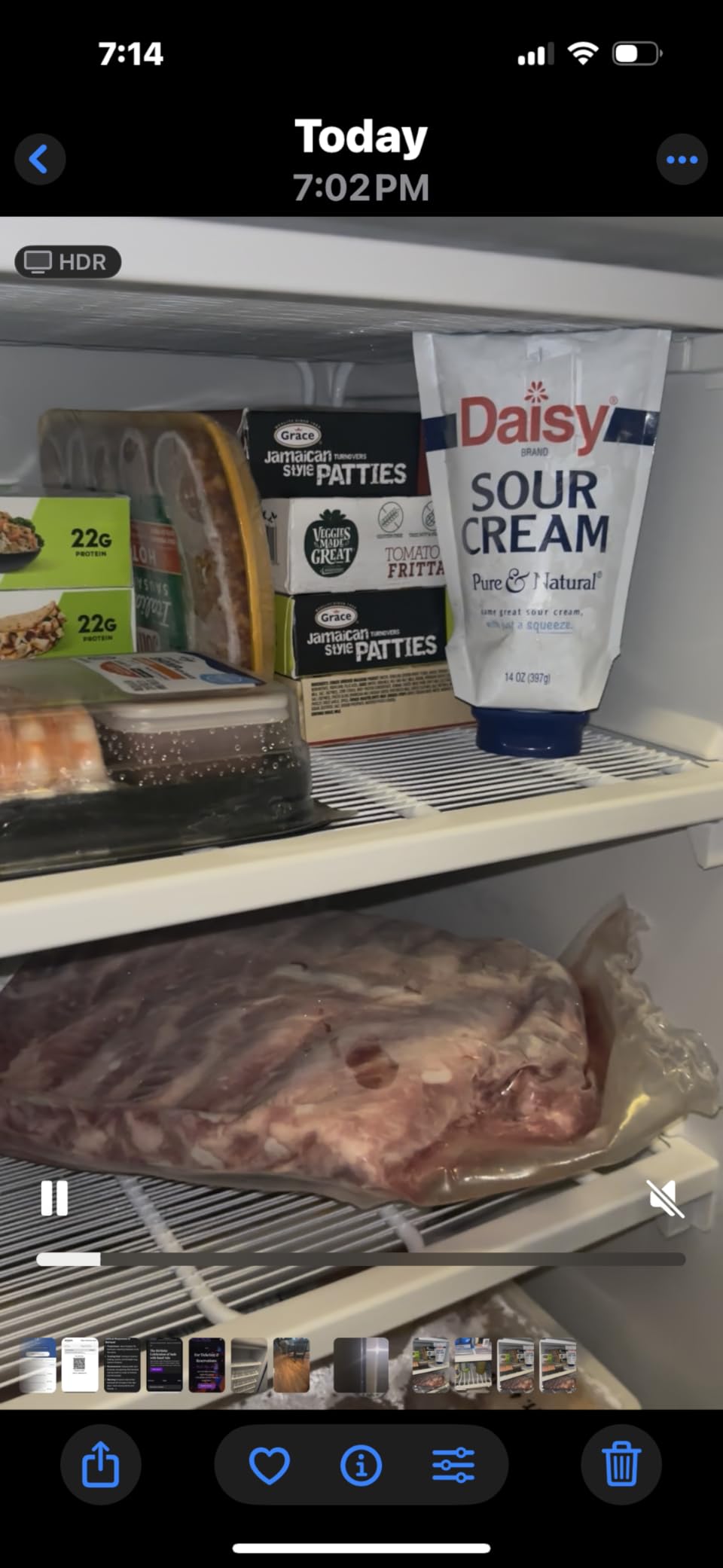 Frigidaire 10 Cu. Ft. Upright Convertible Fridge/Freezer, Reversible Door, Removable Glass Shelves, Adjustable Controls, Platinum Finish customer photo 2