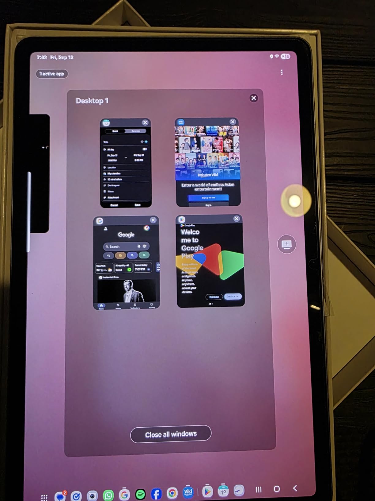 Samsung Galaxy Tab S11 256GB WiFi Android Tablet, Dynamic AMOLED 2X Display, 3nm MediaTek Processor, Galaxy AI, IP68, High Performance, Premium 11