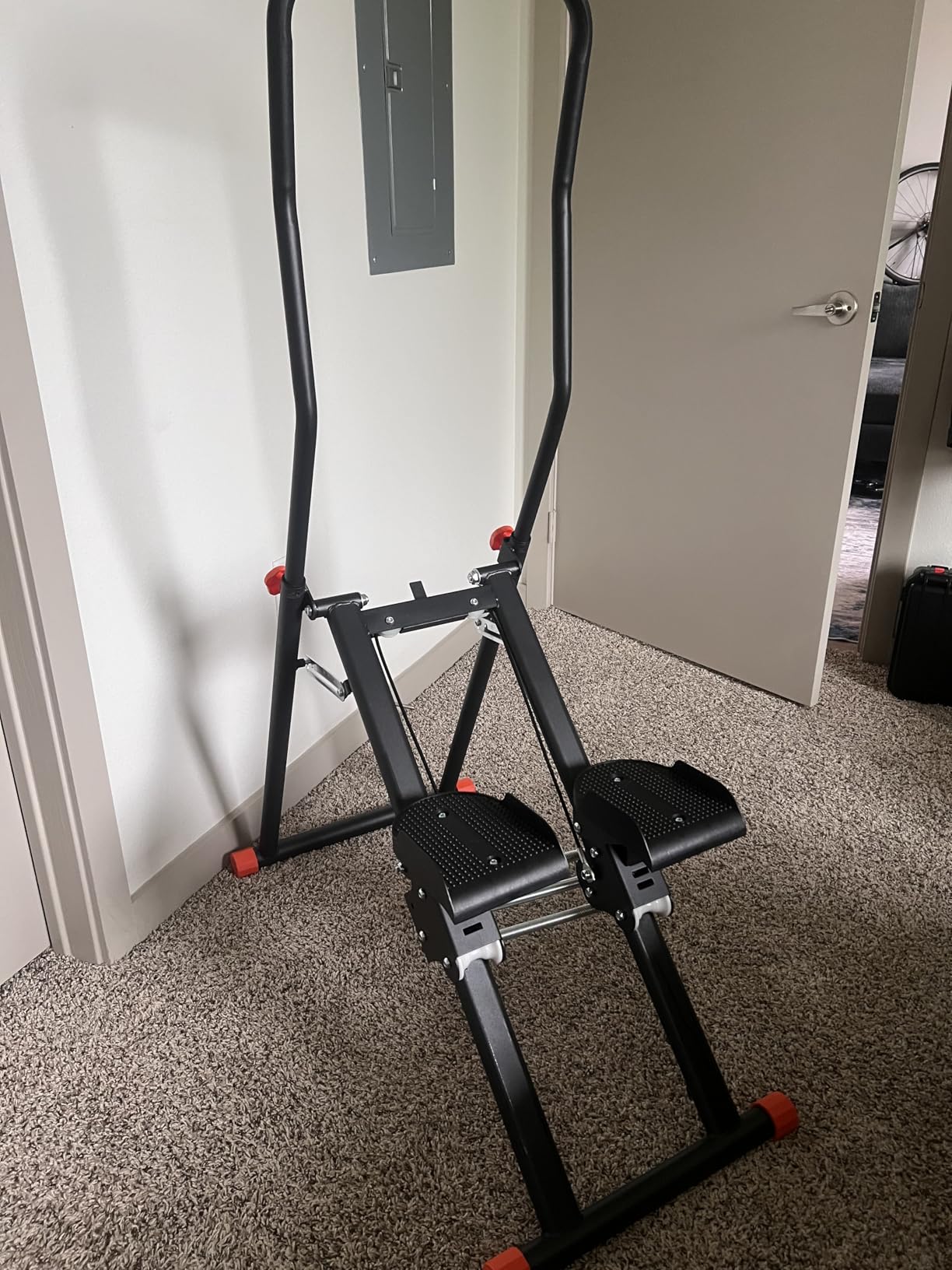 EPHESPORT Stair Stepper for Home Gym, 2.0 Stair Climber with Multi-Level Adjustable Resistance, Non-Slip Pedals, Digital Monitor & Phone Holder, Foldable Stepper for Legs Glutes Cardio customer photo 2