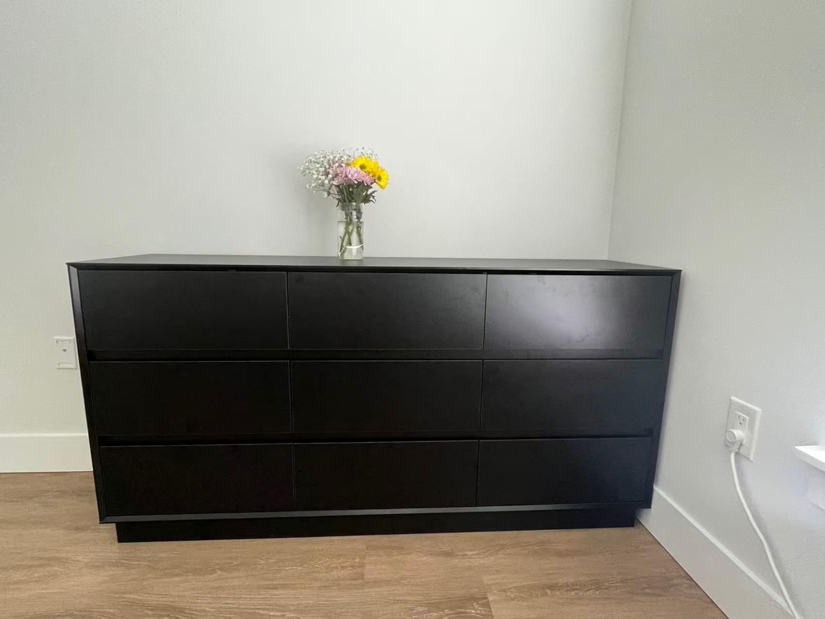 TEENFON 9 Drawer Dresser for Bedroom, 63