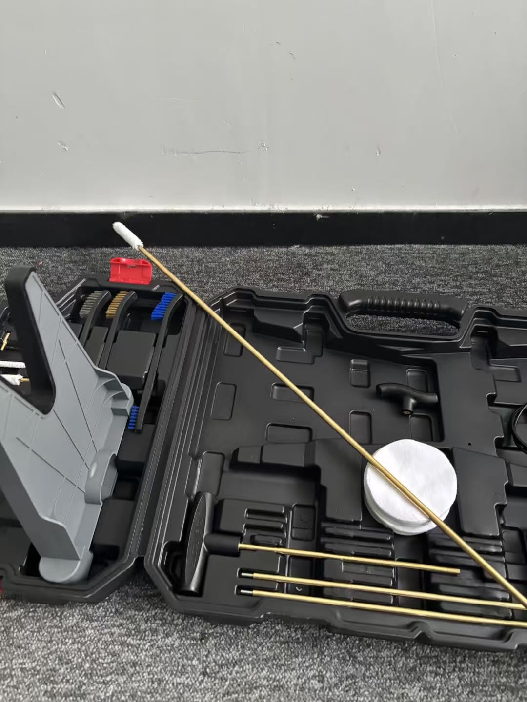 GLORYFIRE Elite Gun Cleaning Kit Universal Gun Cleaner for Shotgun, Pistol with Plastic Gun Holder, Reinforced and Lengthened Rods and Steel Wire, Gifts for Men, Dad, Husband customer photo 1