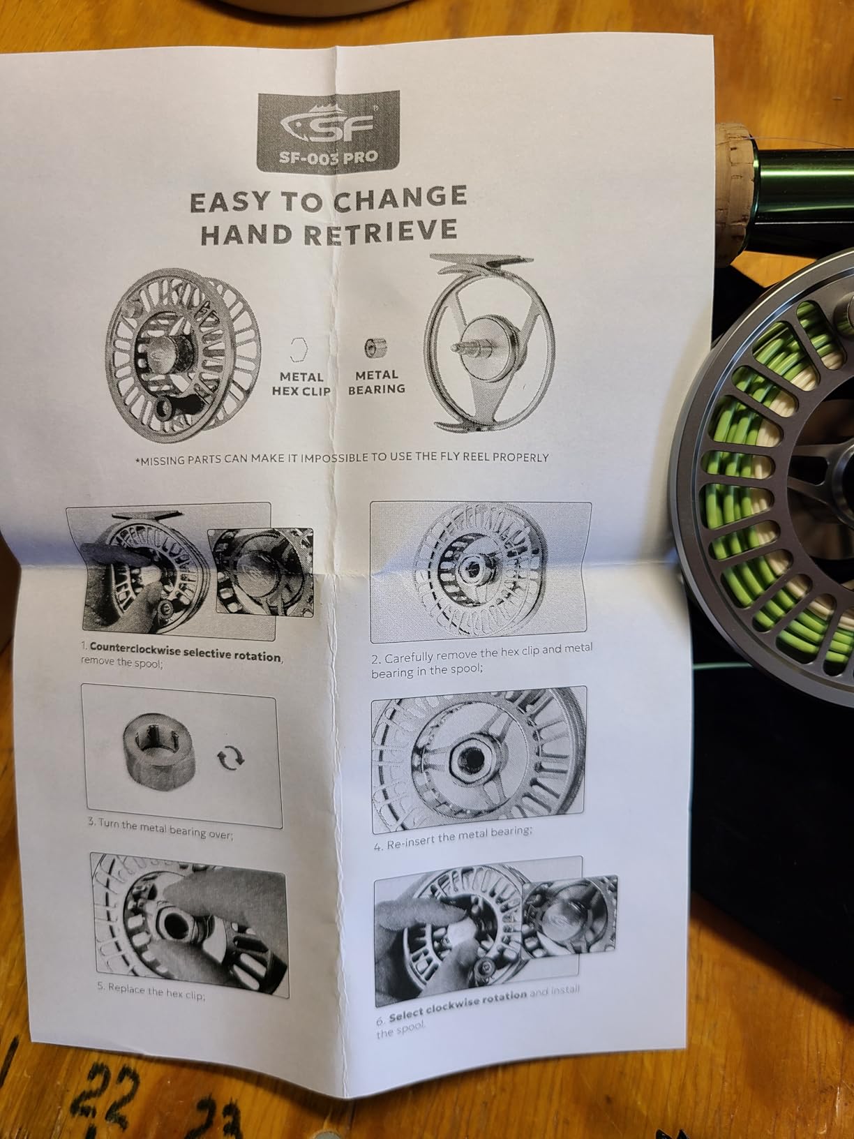 SF SF-003 Pro Fly Fishing Reel for Freshwater,CNC Precision Machining Process,Mid Arbor Design,Smooth Drag System,Lightweight Aluminum Body customer photo 2