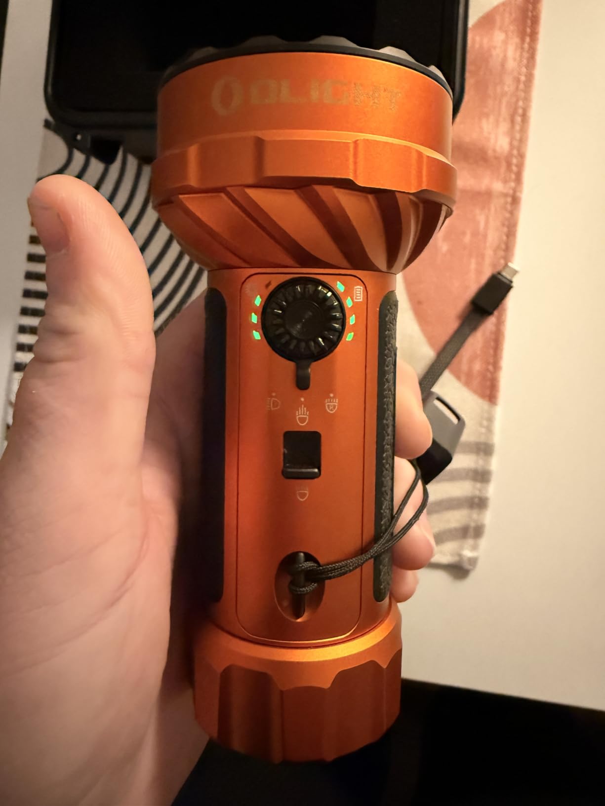 OLIGHT Marauder Mini 2 Bright Flashlight 10,000 Lumen with 750 Meters Beam Distance, Rechargeable Light with Dual Charging & 5 Lighting Modes for Outdoor, Camping, Emergencies customer photo 2