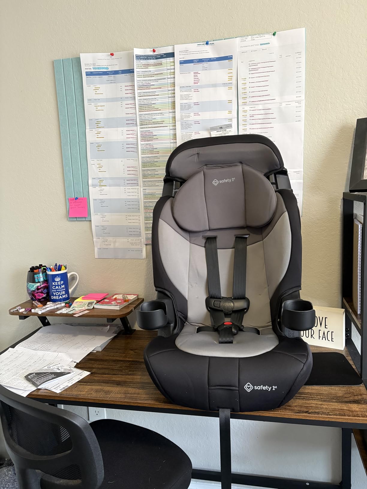 Safety 1st Grand 2-in-1 Booster Car Seat, Converts from High Back to Belt-Positioning Booster, Capri Teal customer photo 1