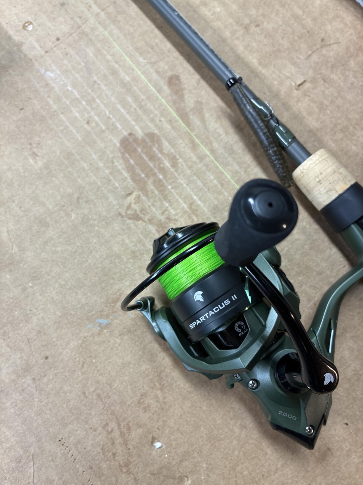 KastKing Spartacus II Spinning Reel - Sealed Carbon Fiber 22LBs Max Drag - 7+1 Stainless BB for Saltwater&Freshwater - 5.2:1 Gear Ratio customer photo 2