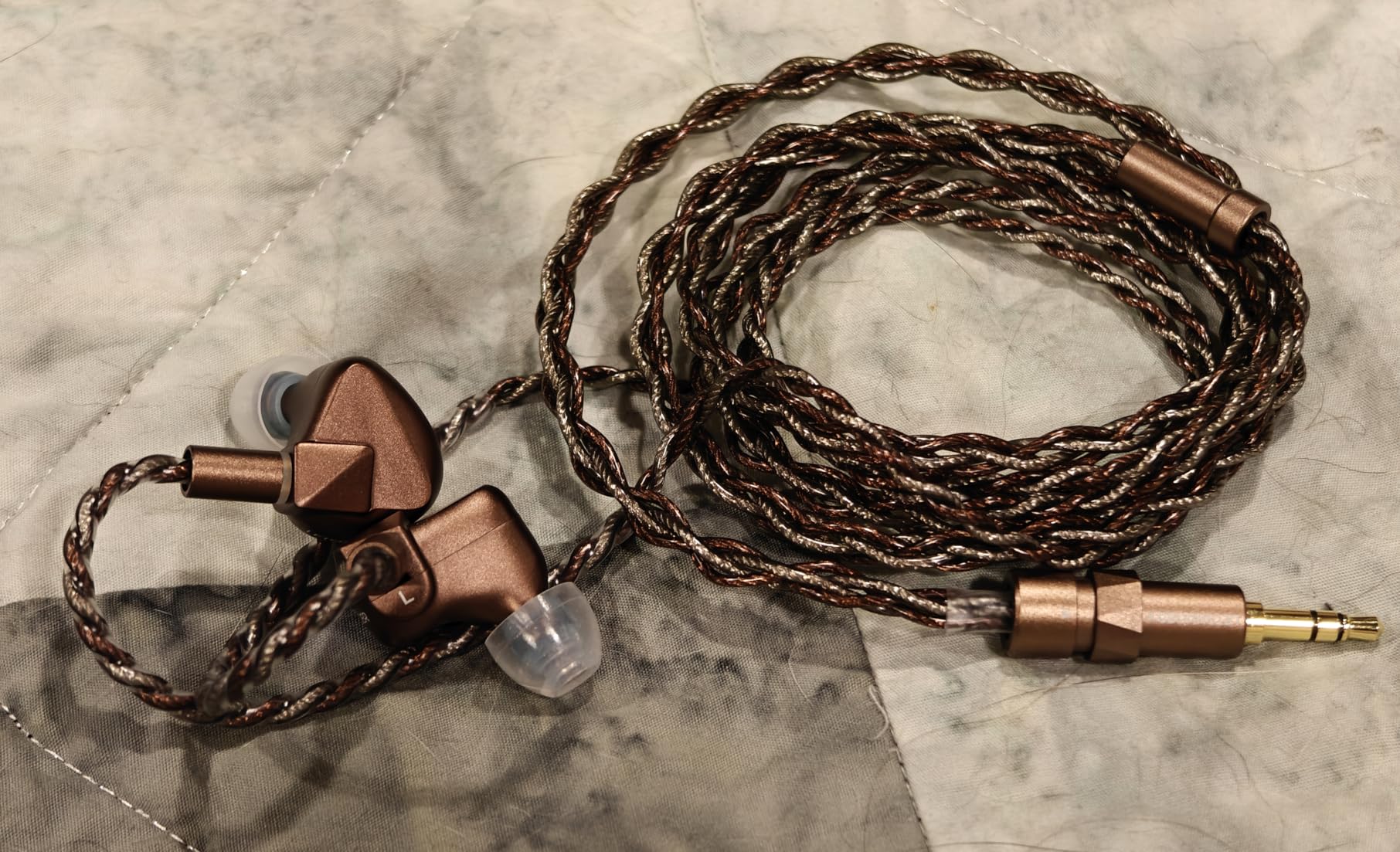 S12 Ultra 14.8mm Planar Driver in Ear Monitor IEM, HiFi Wired Earphones with Detachable 2pin 392-Core Silver-Plated Cable for Musicians Audiophiles (Gunmetal Grey, 3.5mm/4.4mm Connector) customer photo 1