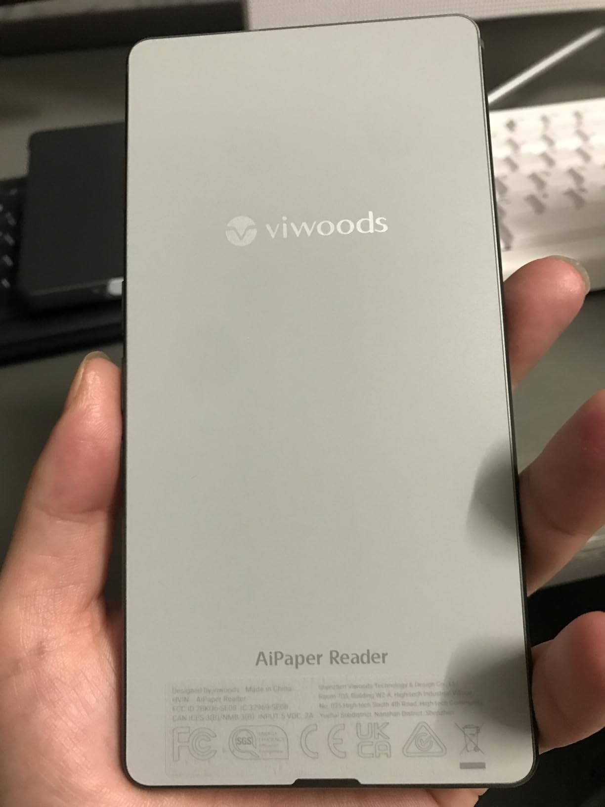 VIWOODS 6.13'' Carta1300 AiPaper Reader with 4G Connectivity, Ultra-Thin & Light E Ink eReader Device, AI Integrated, 300PPI, Adjustable Front Light, 128GB Storage customer photo 1
