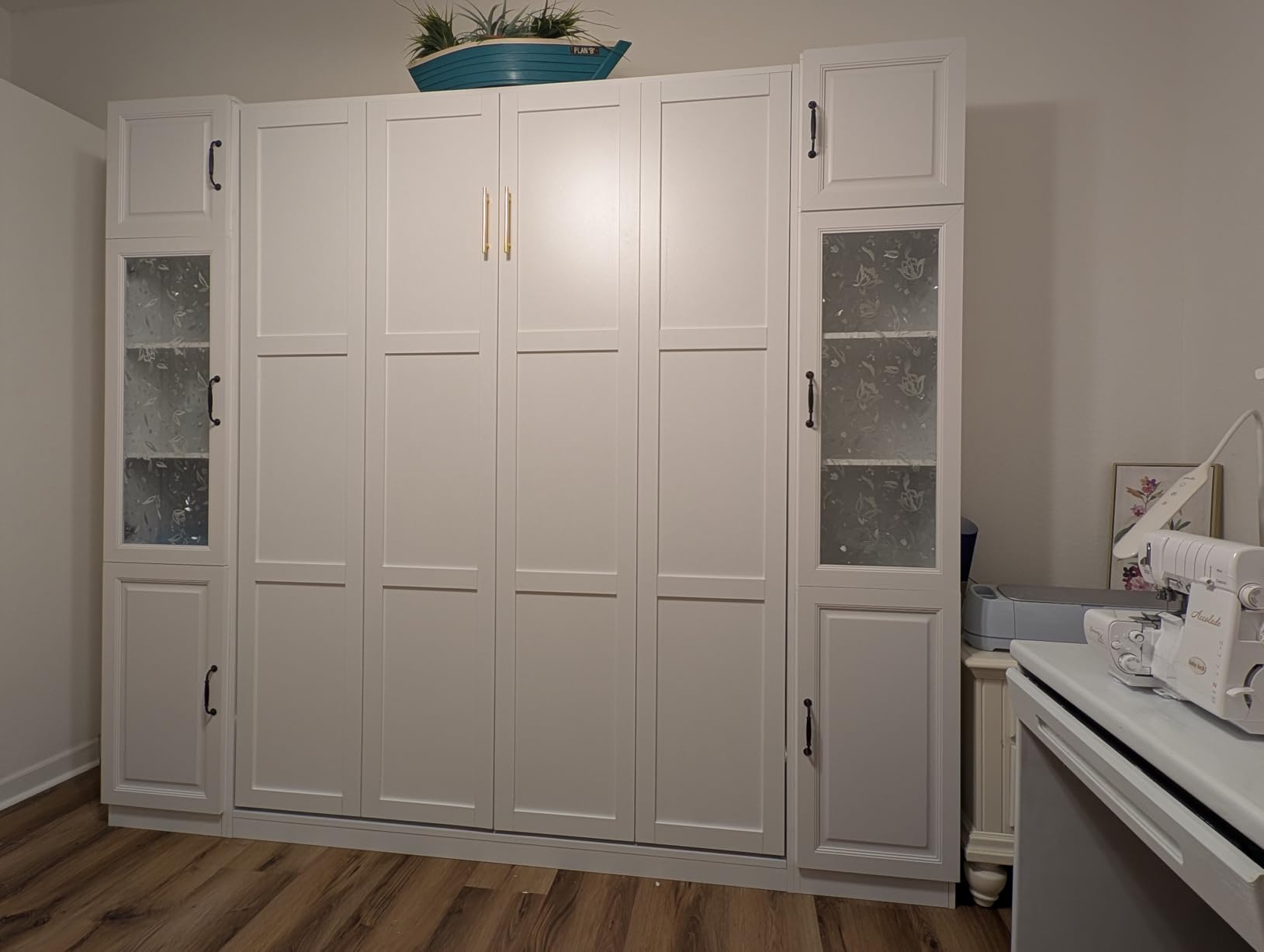 Bobve Farmhouse Murphy Bed Queen, 85