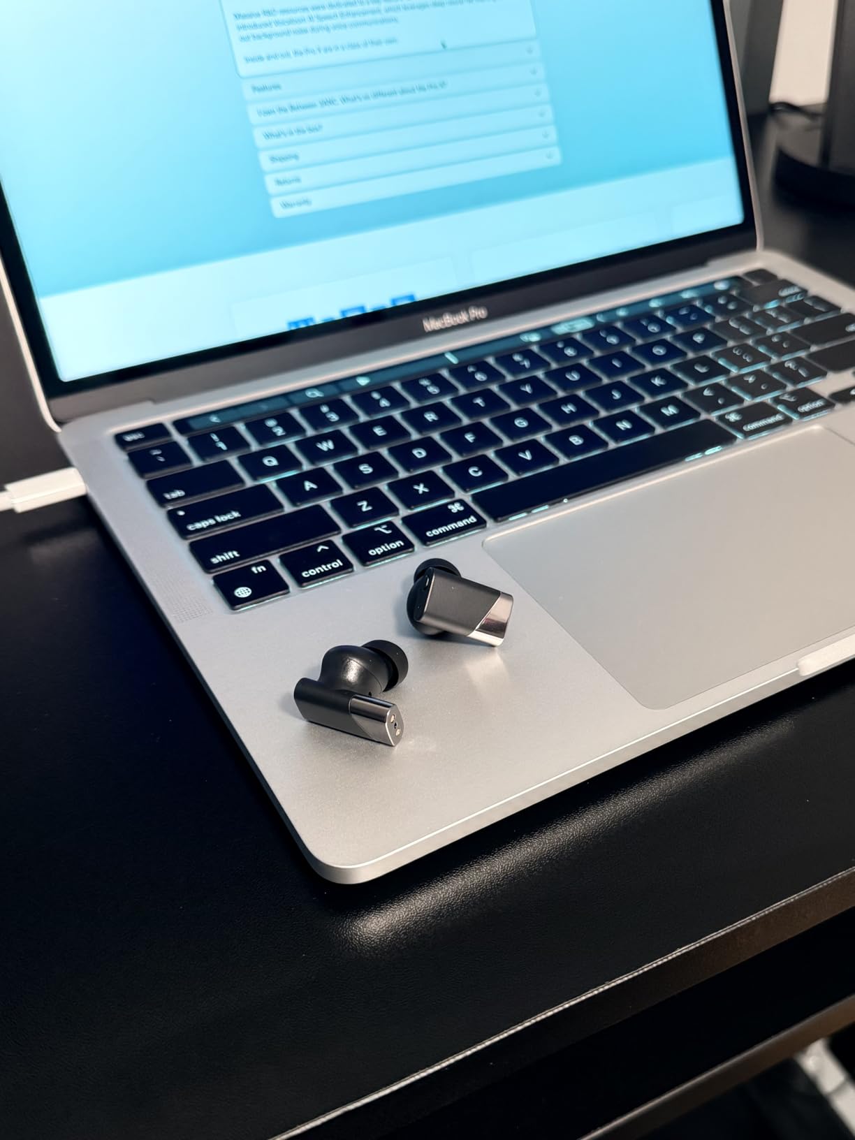 Status Pro X Wireless Earbuds, Triple Speaker Driver, Hi-Res Audio with LDAC, 52dB ANC, 6 Beamforming Mics with VoiceLoom AI for Clearest Calls (Black Alloy) customer photo 2