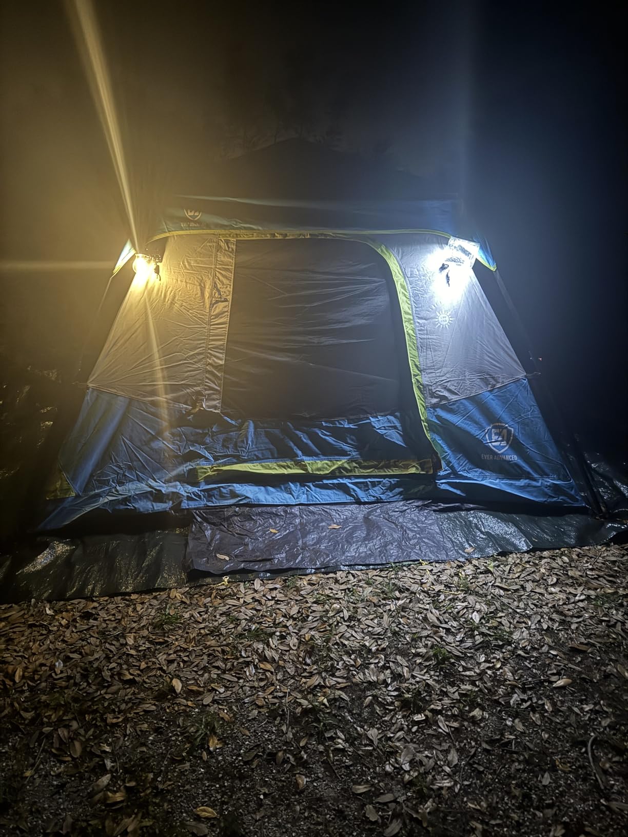 EVER ADVANCED 4 Person Blackout Camping Tent, 60s Easy Setup Instant Cabin Tent, 4000mm Water-Resistant & UV Protection customer photo 1