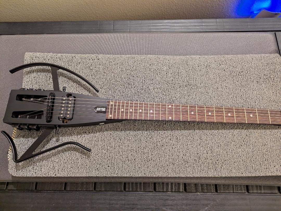 Anygig Travel Electric Guitar Headless - Portable Ultra-Light and Quiet, Full-Scale 25.5