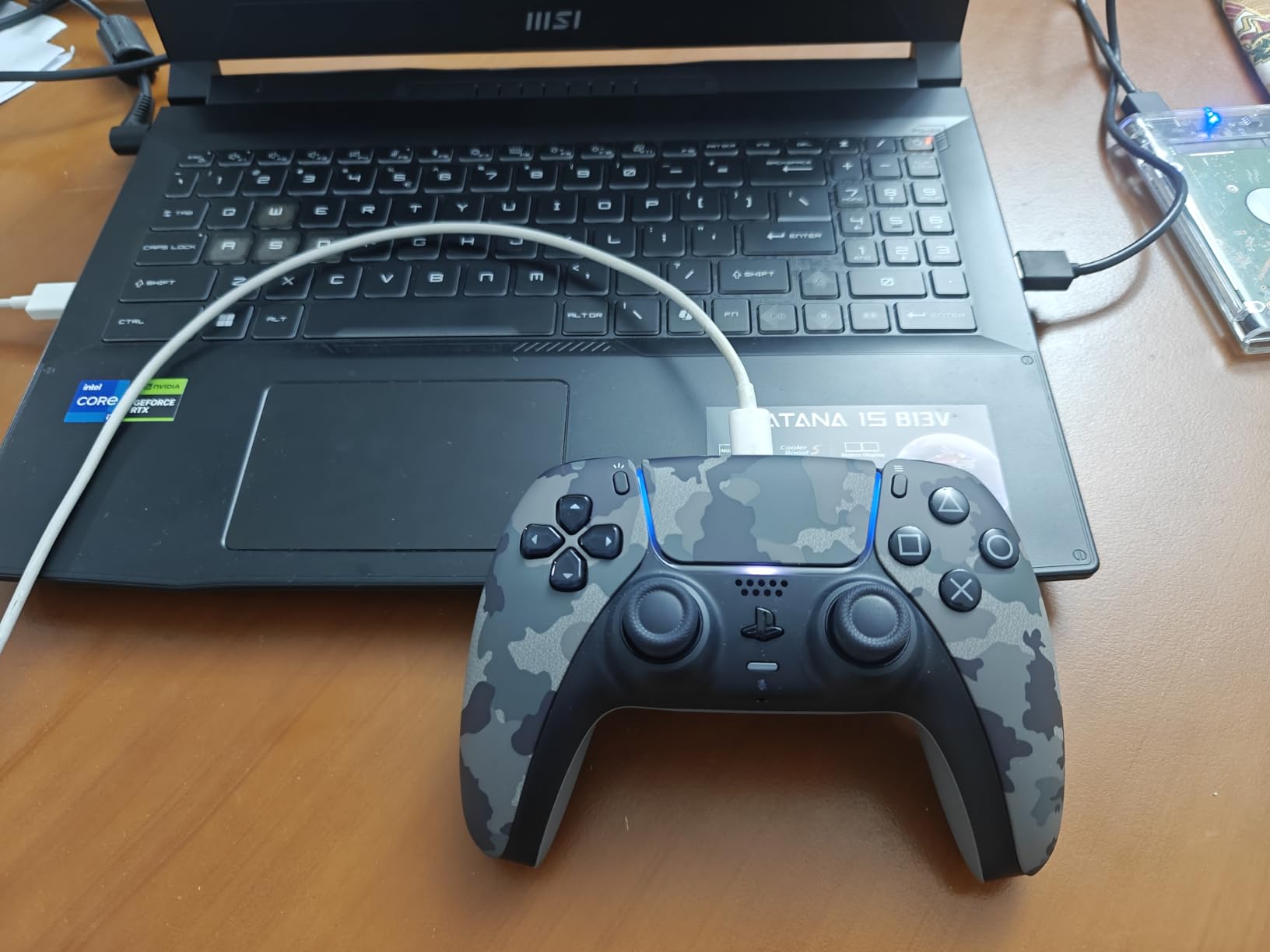 PlayStation DualSense Wireless Controller - Gray Camouflage customer photo 1