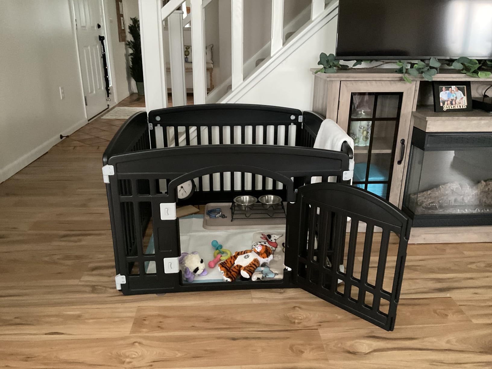 Sweetcrispy Plastic Dog Playpen, 4 Panel 24