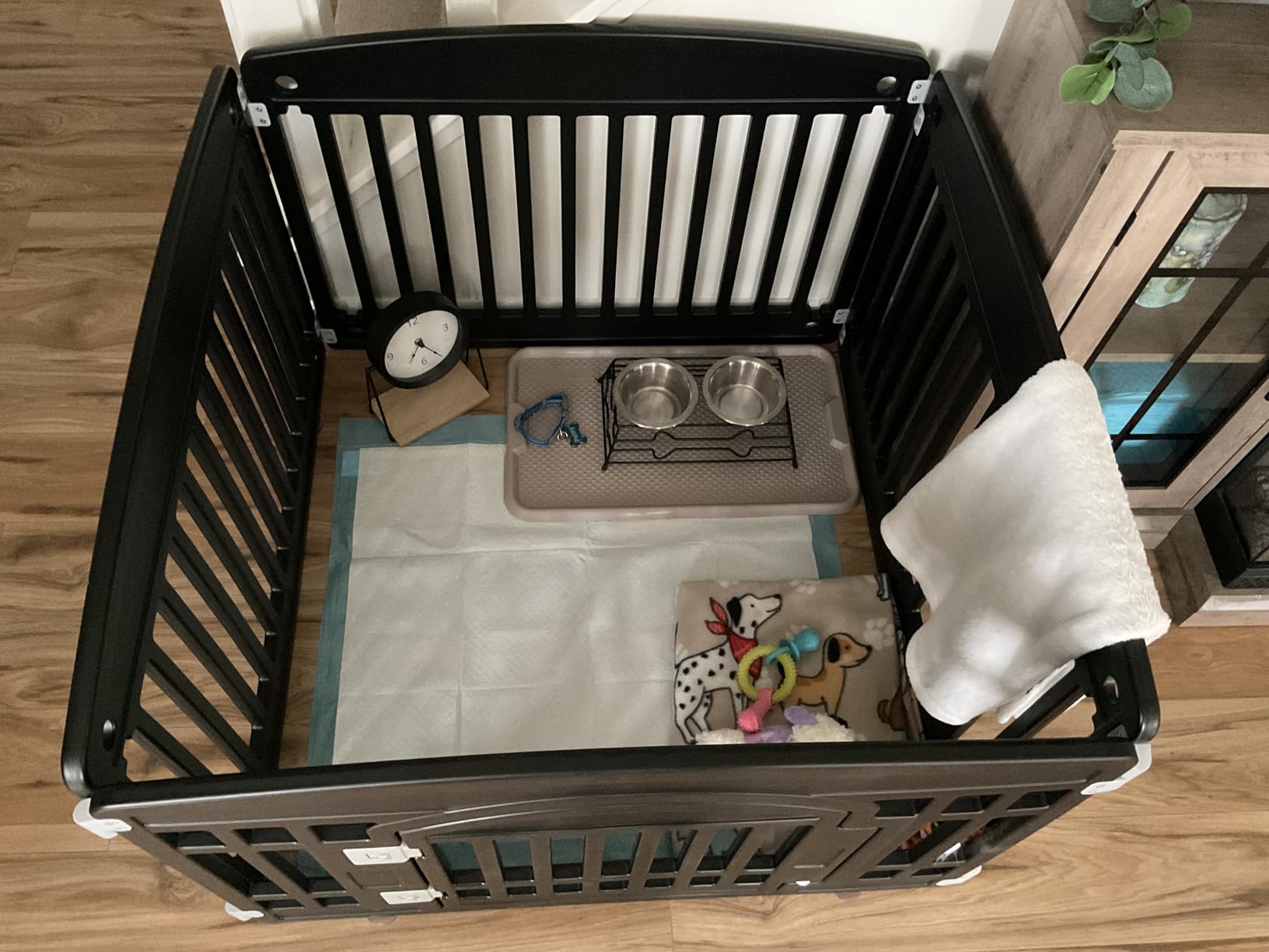 Sweetcrispy Plastic Dog Playpen, 4 Panel 24