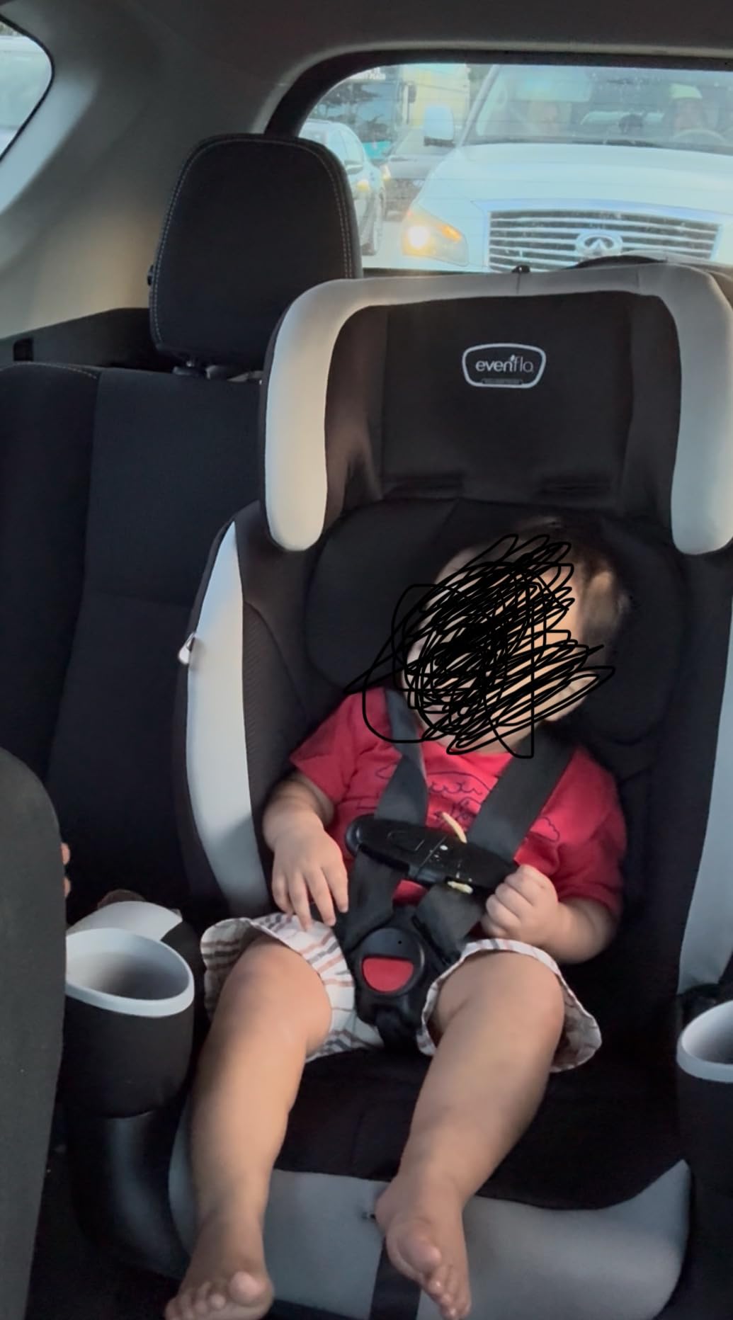 Evenflo Maestro Sport Booster Car Seat (Granite Gray) customer photo 1